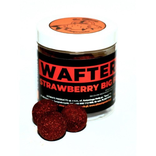 Ultimate kulki Wafters 70g - 18mm - Strawberry Big Fish + dip - wędkarskie centrum krokodyl.jpg