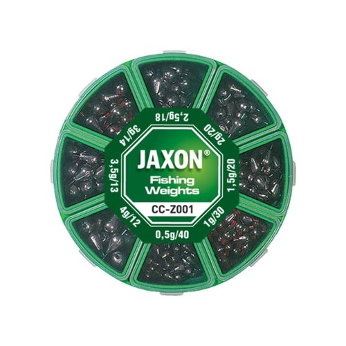 Jaxon ciężarki łezki CC-Z zestaw nr 1 - wędkarskie centrum krokodyl.jpg