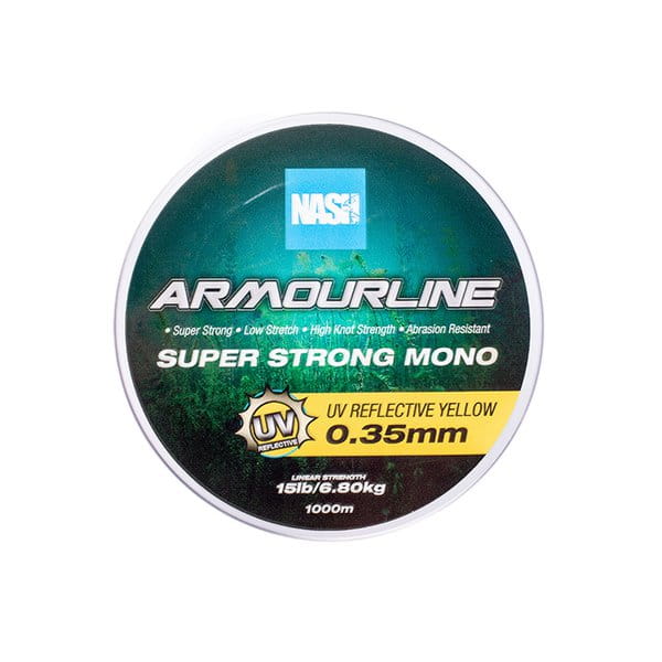 Nash żyłka Armourline UV Yellow - 0,35mm/1000m - 15lb