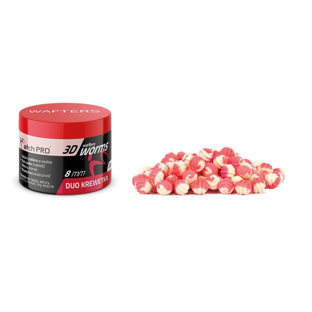 MatchPRO poczwarki Worms Wafters DUO - 8mm/20g - Krewetka