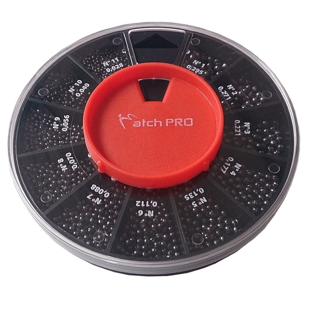 MatchPro zestaw śrucin wędkarskich 1-11 Soft - 0,028-0,295g