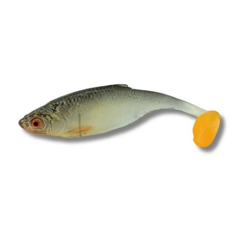 FishB przynęta Wzdręga - 10cm - W10-6 - Transparentny Złoty/Czarny Grzbiet - rękodzieło