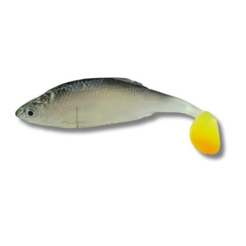 FishB przynęta Wzdręga - 12cm - W12-4 - Naturalny/Seledynowy Ogon - rękodzieło