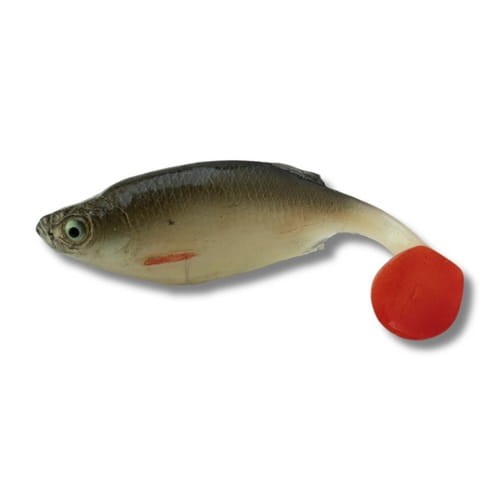 FishB przynęta Wzdręga - 17cm - W17-2 - Naturalny/Czerwony Ogon - rękodzieło