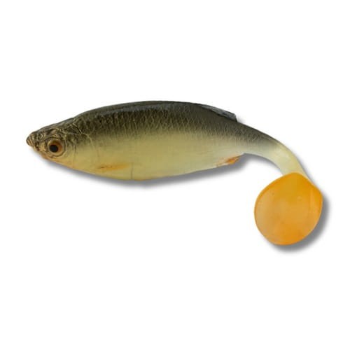 FishB przynęta Wzdręga - 17cm - W17-6 - Transparentny Złoty, Czarny Grzbiet - rękodzieło.jpg