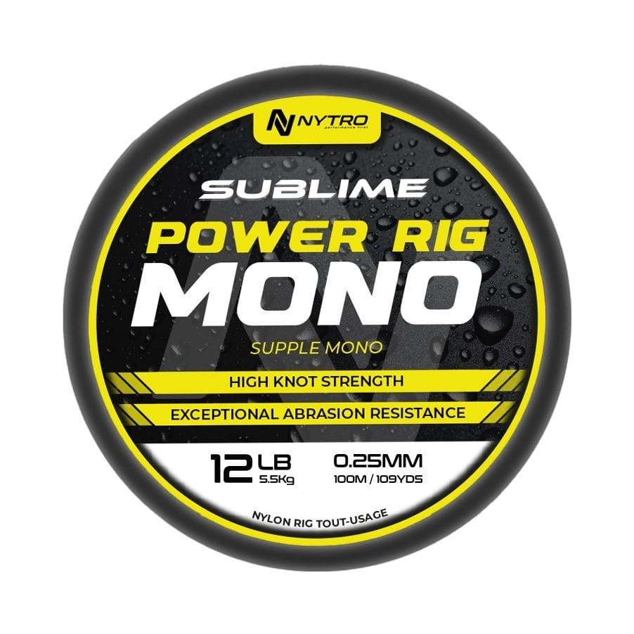 Nytro żyłka przyponowa Sublime Power Rig Mono - 100m - 0,11mm - 2,2lb/1kg