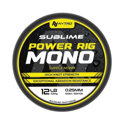 Nytro żyłka przyponowa Sublime Power Rig Mono - wędkarskie centrum krokodyl.jpg