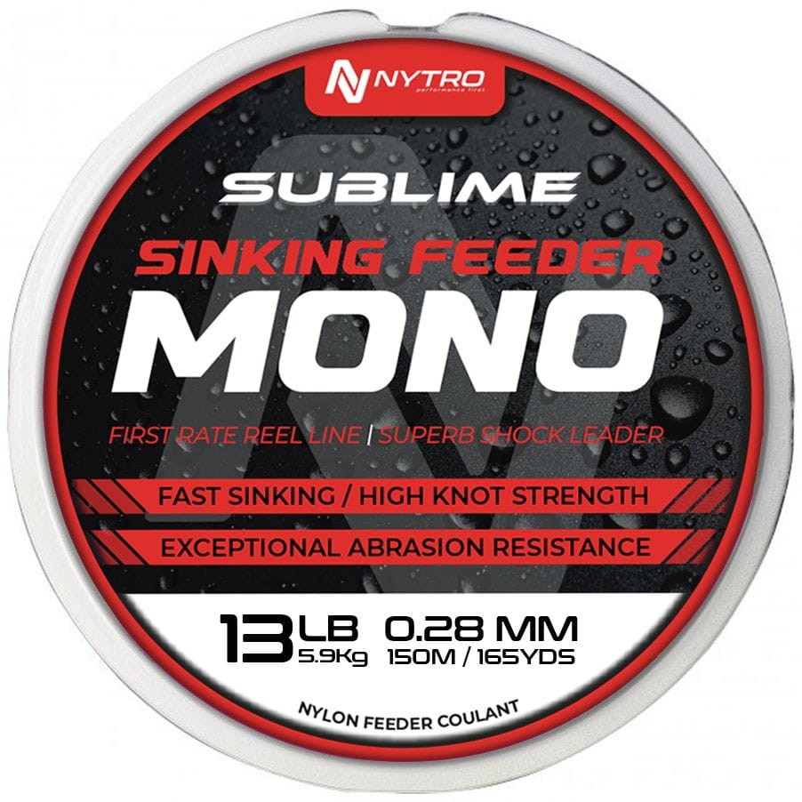 Nytro żyłka Sublime Feeder Mono - 0,28mm/150m - 13lb/5,9kg