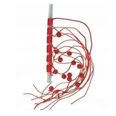 Mr Fish stopery koralikowe ze sznurkiem - S