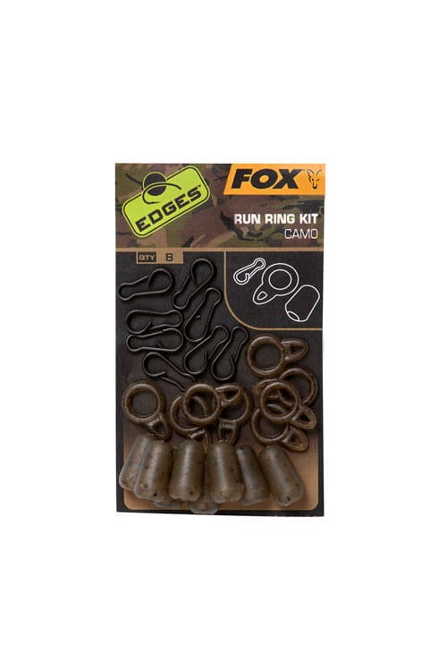 Fox zestaw przelotowy Edges Camo Run Ring Kit - 8szt.