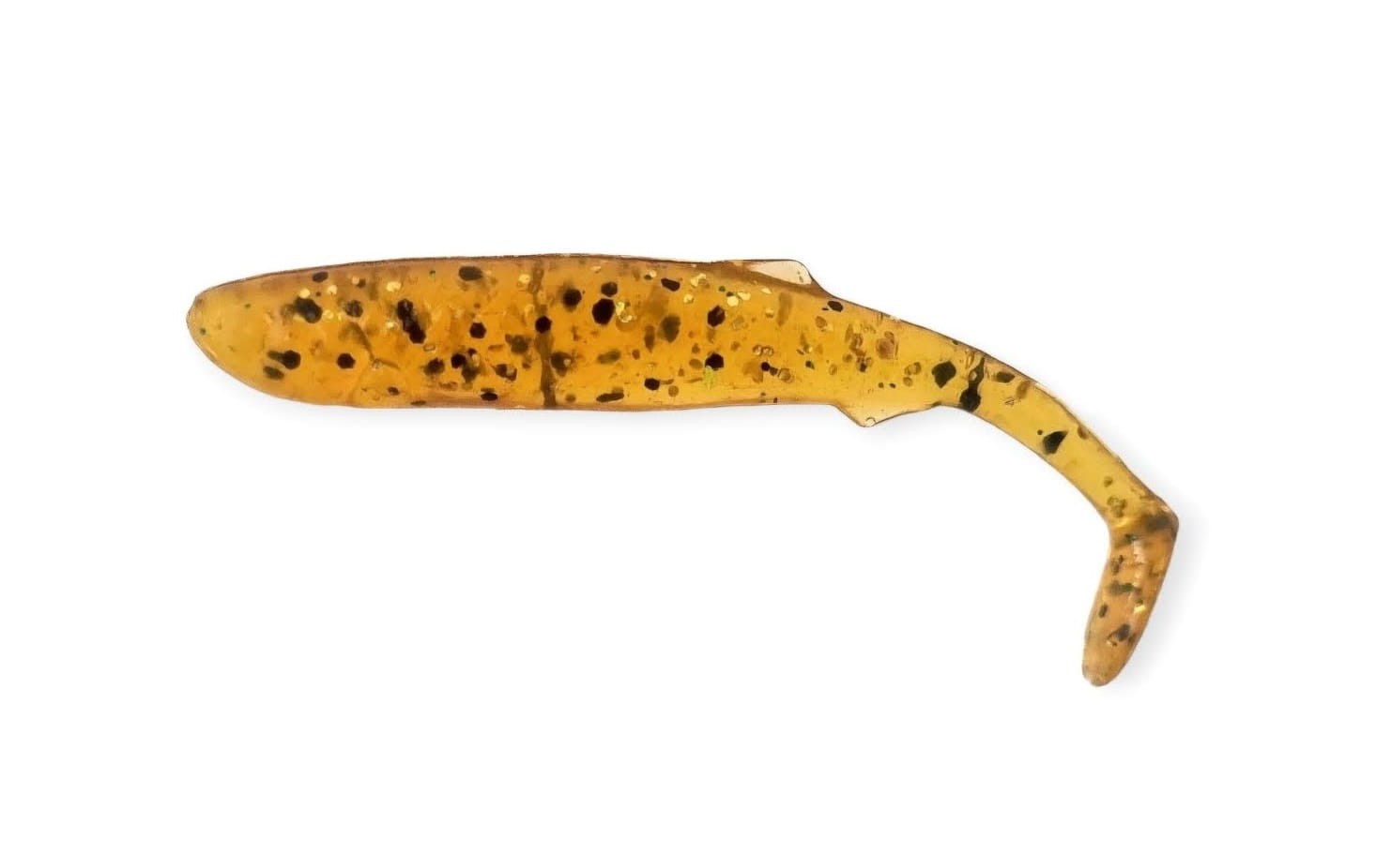 FishB przynęta Slim 7cm - Złoty z brokatem - rękodzieło