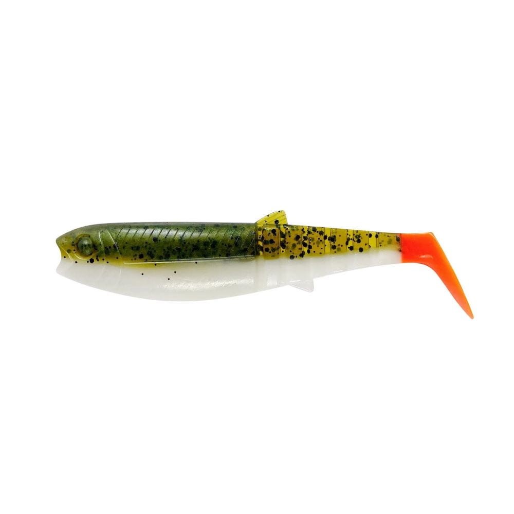 Savage Gear przynęta Cannibal Shad 10cm/9g - Olive Hot Orange