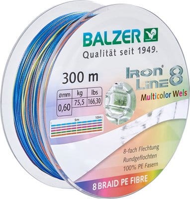 Balzer plecionka Multicolor 0.40mm 300mwędkarskiecentrumkrokodyl.jpg