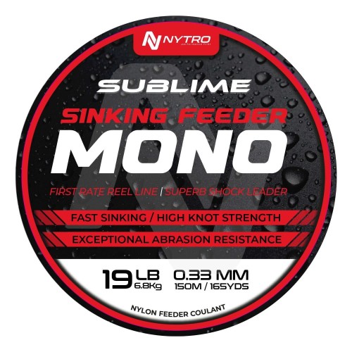 Nytro żyłka Sublime Feeder Mono - 0,33mm150m - 19lb8,2kg wedkarski sklep krokodyl.jpg