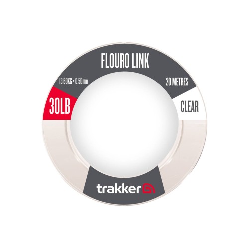 Trakker fluorocarbon FLUORO LINK 30lb 13.6kg 0.50mm 20m wedkarski sklep krokodyl.jpg