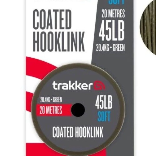 Trakker plecionka przyponowa SOFT COATED HOOKLINK 45lb 20.4kg 20m wedkarski sklep krokodyl.jpg