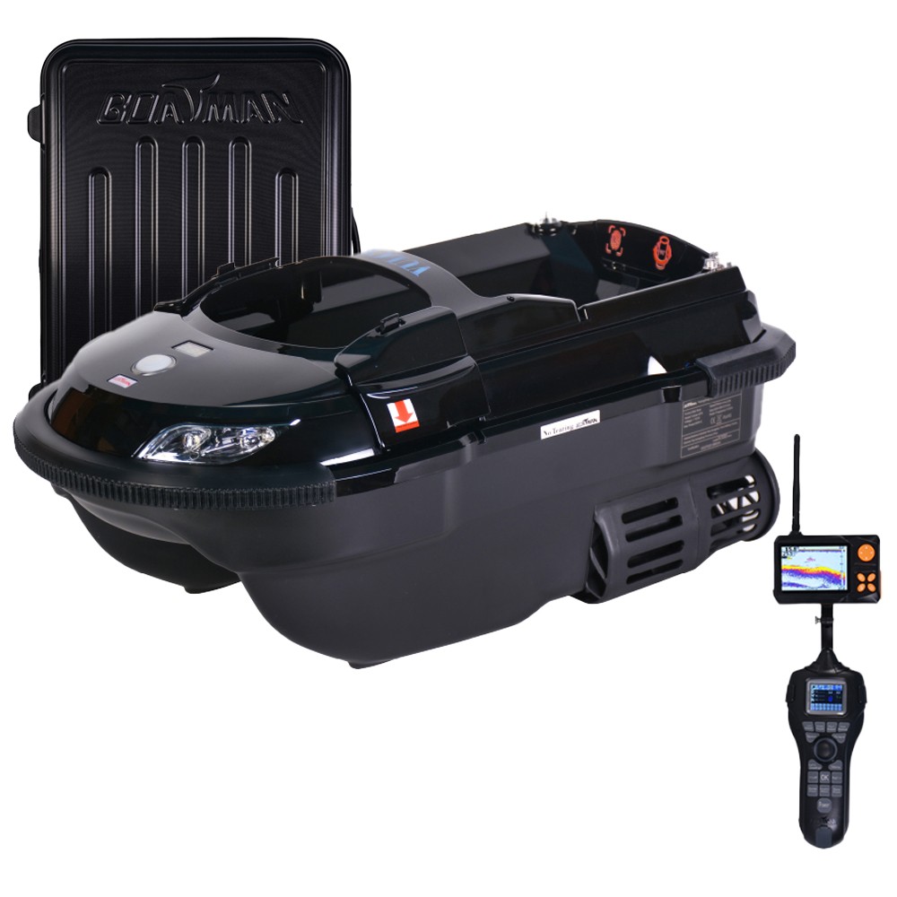 Boatman ŁÓDKA ZANĘTOWA VULCAN PRO BLACK GPS + ECHOSONDA SN4