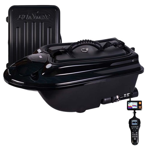 Boatman ŁÓDKA ZANĘTOWA ACTOR PLUS PRO BLACK W WALIZCE + Echosonda + Gps  wedkarski sklep krokodyl1.jpg