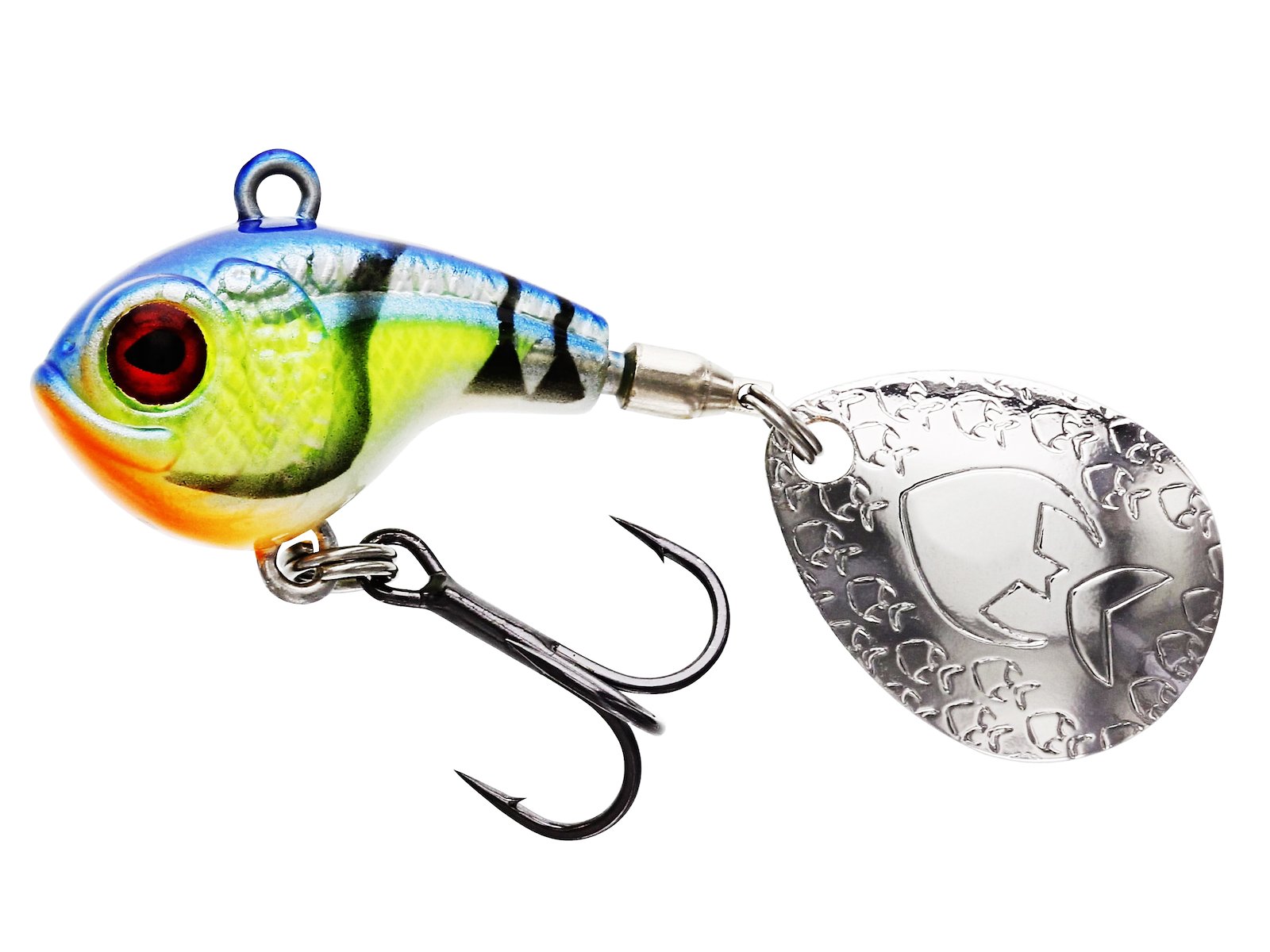 Westin PRZYNĘTA wirujący ogonek DROPBITE SPIN TAIL JIG 2.6cm 8g Chartreuse Blue Craw